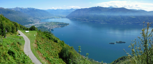Lac Majeur, delta della Maggia, îles de Brissago