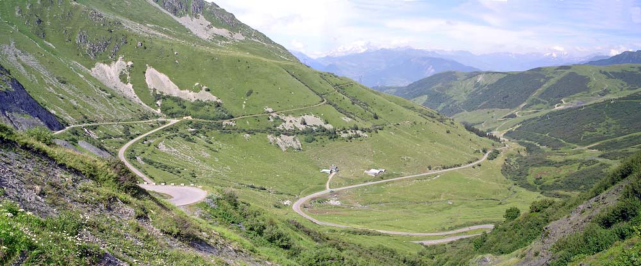 Col de la Madeleine versant La Léchère